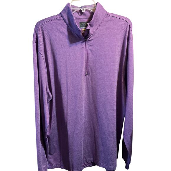 Greg Norman Mens Pullover XL Long Sleeve 1/4 Zip Casual Sweater Golf Lightweight - Picture 1 of 12